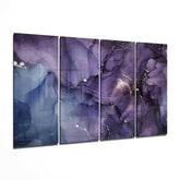 Marble 4 Pieces Mega Glass Wall Art (59"x36") | Insigne Art Design.
